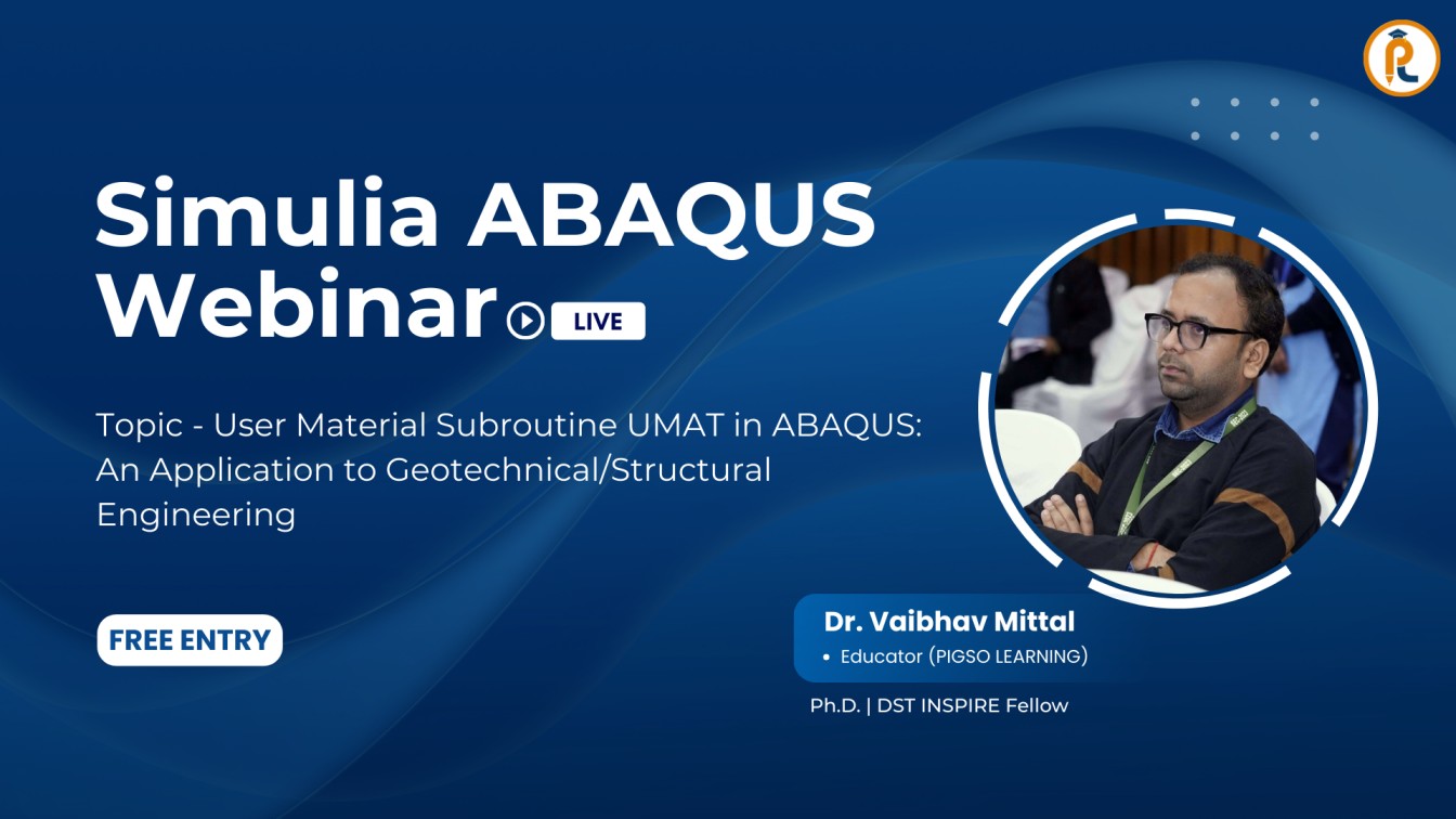 Abaqus UMAT Webinar by PIGSO LEARNING