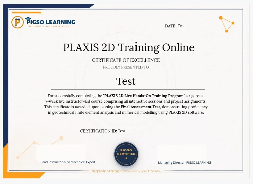 Sample SOLIDWORKS Design Associate certificate