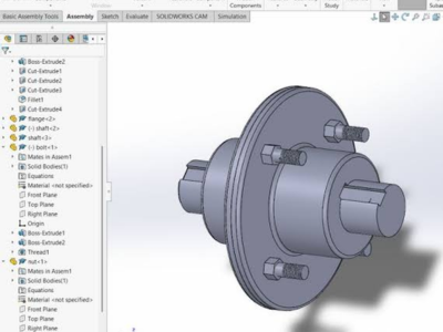 Mechanical Part Sketch Design